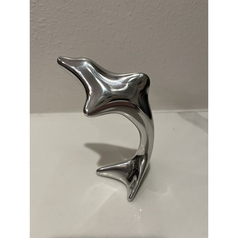 HOSELTON Dolphin Sculpture Canada Aluminum Metal  SIGNED & NUMBERED 1289